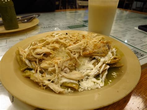 Chilaquiles Con Pollo Y Salsa Verde Casa De Toño