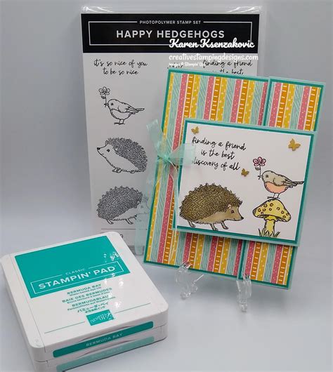 Stampin Up Happy Hedgehogs Fun Fold With Video Tutorial Creative