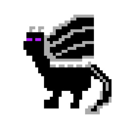 Pixel Art Minecraft Ender Dragon