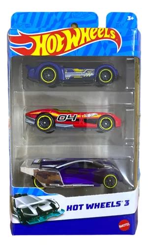 Hot Wheels Pack Caja X3 Autos Escala 164 Mattel Original