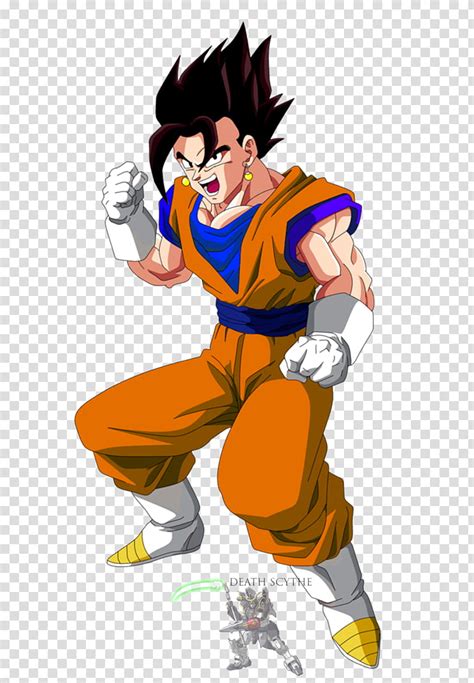 Vegetto Con El Traje De Goku Transparent Background Png Clipart Hiclipart