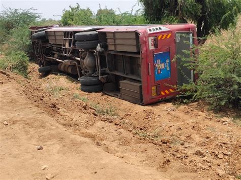 Conductor And Female Passenger Injured After St Bus Overturns Near