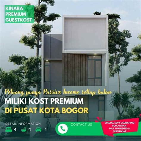 Rumah Kost Premium Nuansa Aesthetic Auto Tersewa Jutaan Dekat Ipb