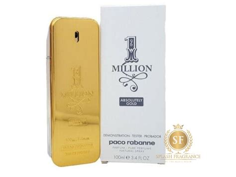 One Million Absolutely Gold By Paco Rabanne Parfum 100ml Tester Splash Fragrance