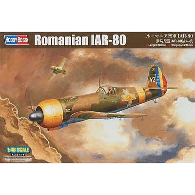 HobbyBoss Romanian IAR-80 Plastic Model Airplane Kit 1/48 Scale #hy81757