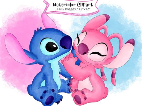 Wallpaper Fundo Stitch E Angel Png