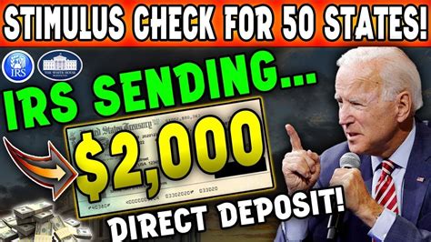 Irs Sending Stimulus Checks Direct Deposits For All Low Incomes