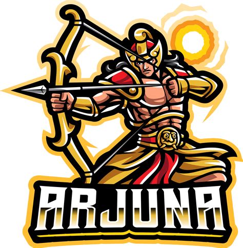 Arjuna Archer Esport Mascot Logo Design By Visink Thehungryjpeg