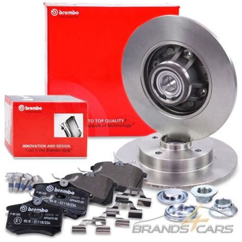 Brembo Bremsensatz Bremsenset Bremsenkit Bremsen Bremse Hinterachse F R