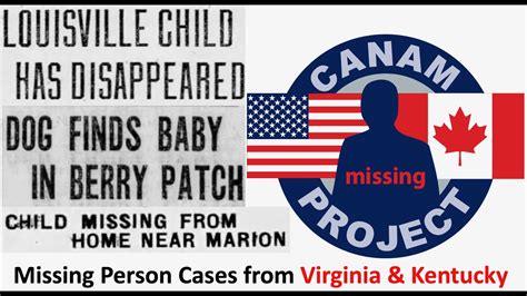 Missing 411 David Paulides Presents Missing Person Cases From Kentucky