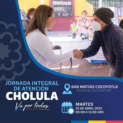 Gobierno De Cholula On Twitter Ent Rate Te Invitamos A La Jornada