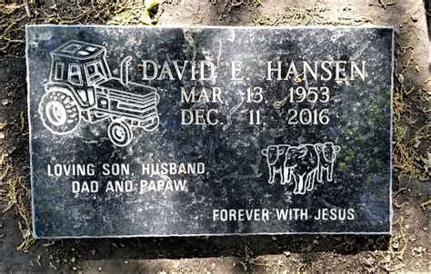 David Earl Hansen Find A Grave Memorial