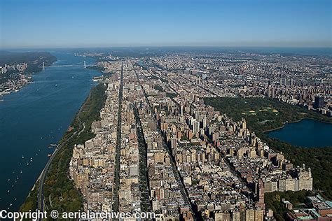 Aerial Photograph Upper West Side Manhattan New York City Aerial