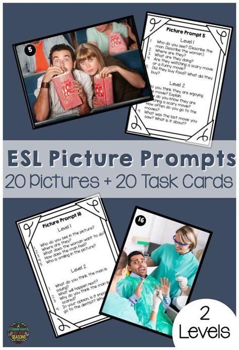 Esl Conversation Activities Picture Prompts For Speaking Practice Set