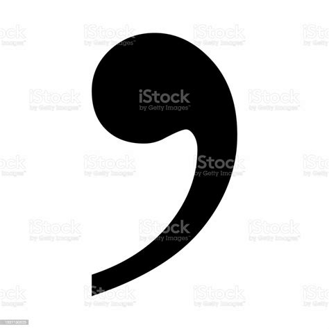 Comma Sign Illustration Stock Illustration Download Image Now Comma