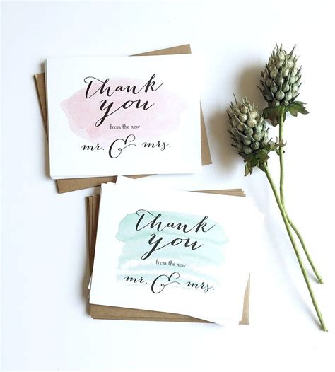 Best 11 Wedding Thank You Card Wording Made Easy – Artofit