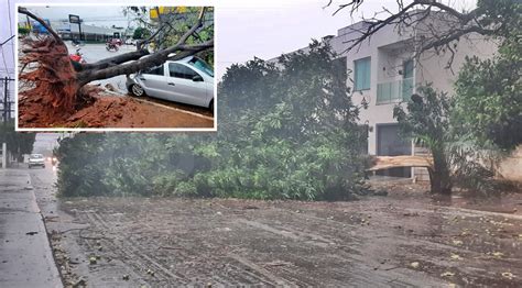 Chuva ventania forte causam estragos em Rondonópolis Plantão MT