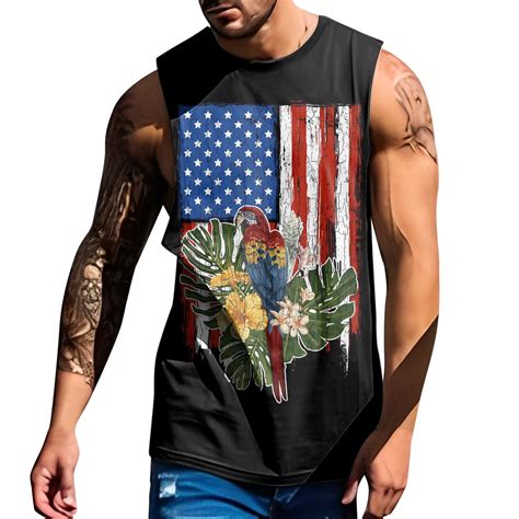 Charmgo Mens Shirts Clearance Items Male Independence Day Spring