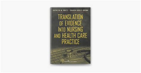 Translation Of Evidence Into Nursing And Health Care Practice En Apple