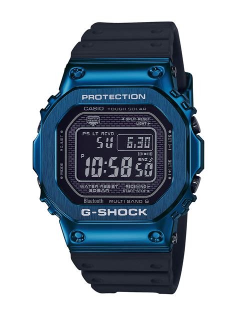 G Shock Full Metal Black And Blue Connected Watch