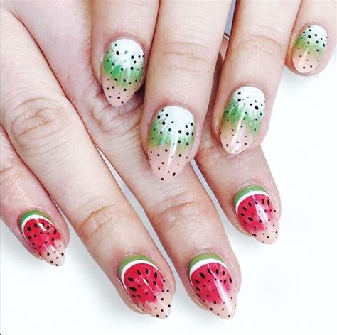 Inspirasi Nail Art Dengan Desain Buah Buahan Yang Cute