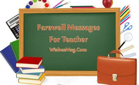 Farewell Quotes For Teacher Wishes And Messages Sweet Love Messages