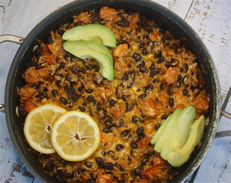 Sweet Potato Black Bean And Brown Rice Skillet A Lil Bit Of Spice