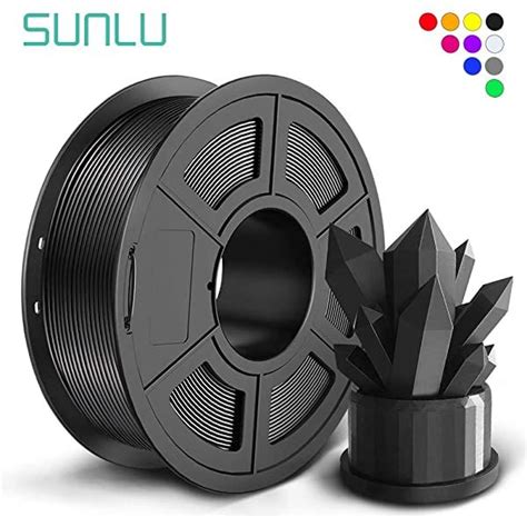 Ice Filaments Pla Filament Mm Kg Brave Black Imprimante D