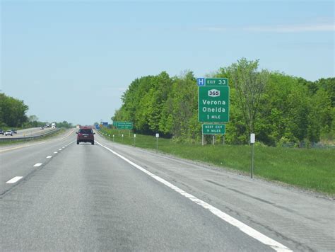 Interstate New York State Thruway Westbound New York State Roads