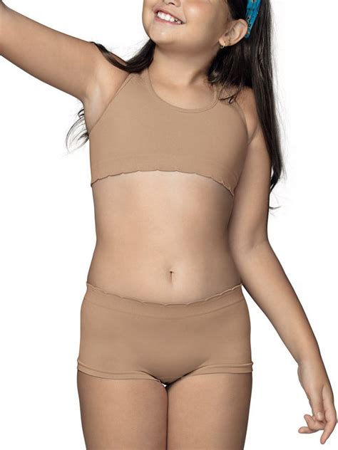 Conjunto Lingerie Menina Ultraleve DeMillus 60030 50030 Estação Intima