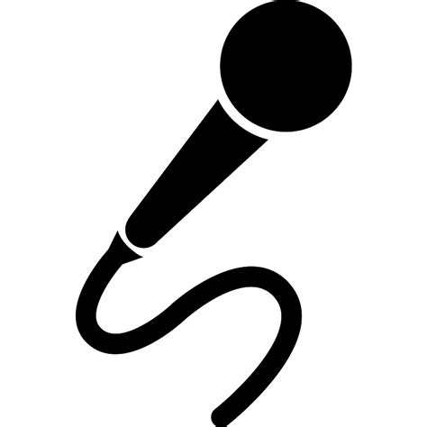 Microphone With Wire Vector SVG Icon SVG Repo Free SVG Icons