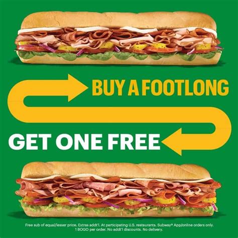 Subway Buy One Get One Free Code 2024 Bree Marley