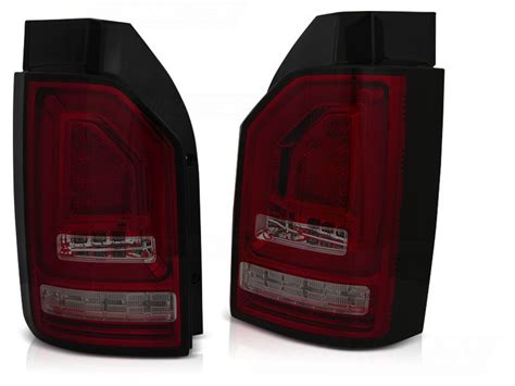 Led Bar Tail Lights Red Smoke Seq Fits Vw T Oem Bulb In