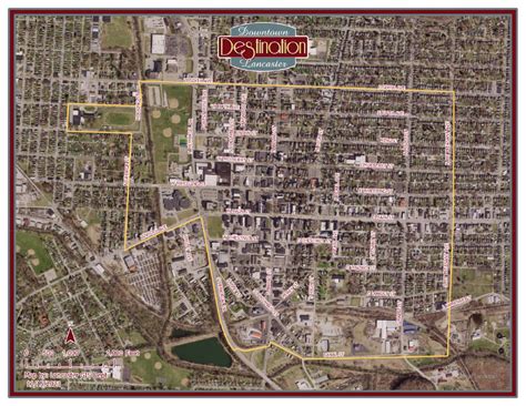 Map Of Downtown Lancaster - Aurie Shaylyn