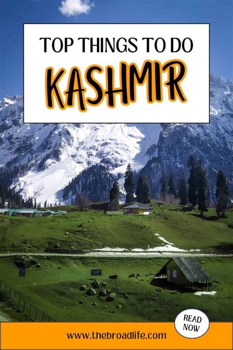 Top 14 Things To Do In Kashmir Explore The Crown Of India The Broad