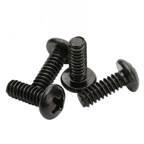 Black Screws, Carbon Steel Galvanized Pan Head Phillips Screws