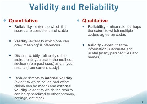 Validity In Research