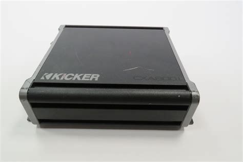 Kicker Cxa W Peak W Rms Cx Series Class D Monoblock Amplifier