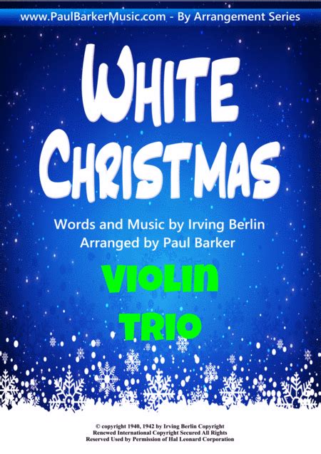 White Christmas Arr Paul Barker Sheet Music Dave Koz And Kelly Sweet