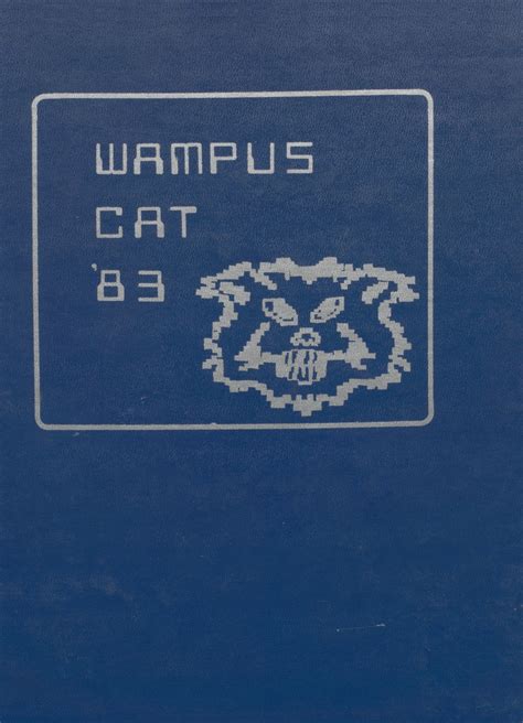 1983 yearbook from Conway High School from Conway, Arkansas