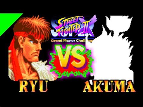 Ryu Vs Akuma Super Street Fighter Ii X Youtube Of Shattered