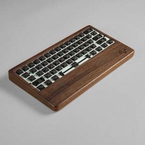 Wood Keyboard Case Layoutcompatible With Pok R Faceu Wooting