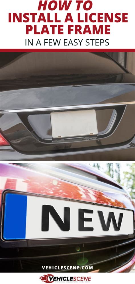 How To Install A License Plate Frame Easy To Follow Step By Step