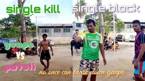 Volleyball Likas Guapo Vs Patuli Single Kill Block YouTube