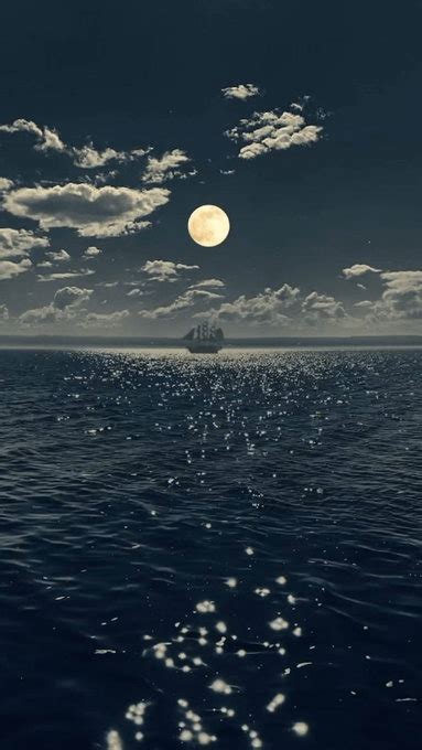 Moonlight over the Ocean : r/ocean