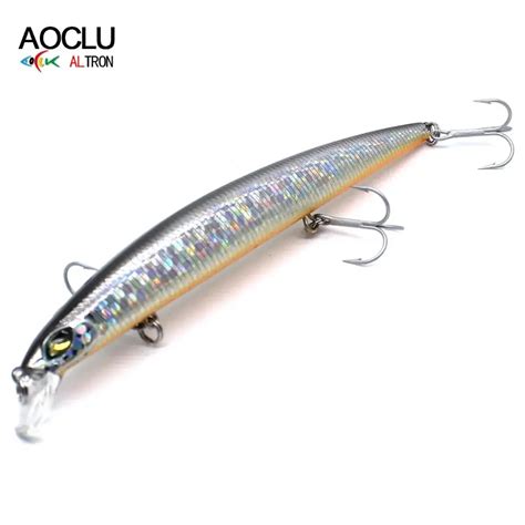 Aoclu Wobblers Super Quality 8 Colors 145mm 19 1g Hard Bait Minnow Shad