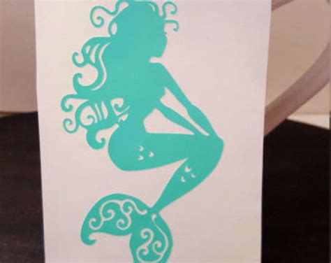 Mermaid Decal Sexy Mermaid Decal Mermaid Laptop Decal Car Deal Mermaids Mermaid Life Vinyl