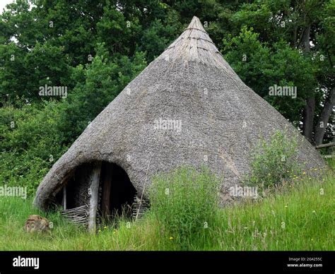 Bronze age house reconstruction hi-res stock photography and images - Alamy