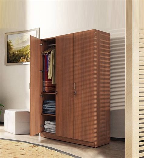 Buy Kosmo Optima Door Wardrobe In Wenge Finish At Off By