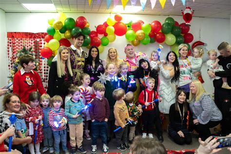 The Stars Of Sleeping Beauty Make Surprise Visit To Staff And Families